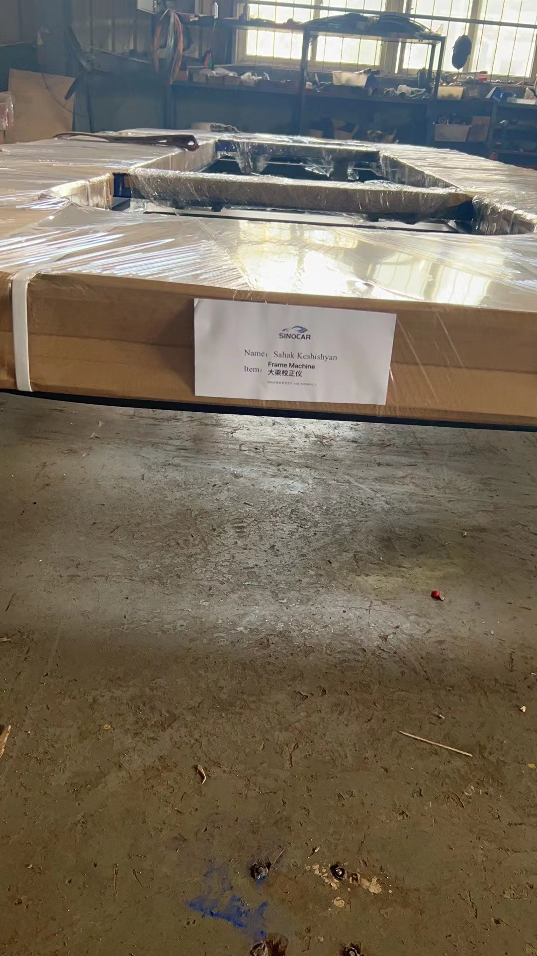 Laatste bedrijfscasus over Klant Sahak uit Spanje kocht Girder calibrator Frame Machine