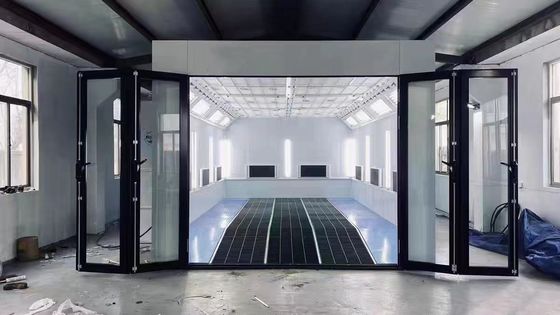 2 Stage Filter Car Spray Booth Auto Body Spray Booth Working Temperature 80C