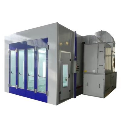 2 Stage Car Spray Booth Auto Paint Automotive Paint Booth 7.9m With Fire Resistant Wall