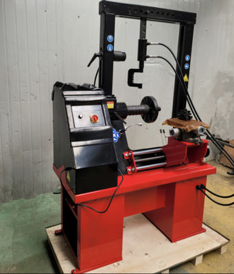 Full Automatic Aluminum Semi Rim Polishing Aluminum Alloy Round Wheel Straightener