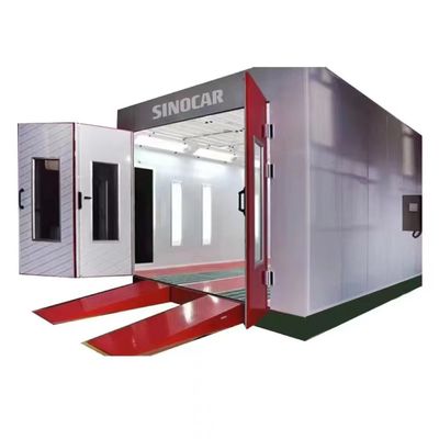 Fireproof 6.9m Diesel Heating Car Paint Booth Durable Diesel Spray Booth