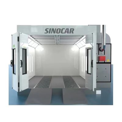 Fireproof 6.9m Diesel Heating Car Paint Booth Durable Diesel Spray Booth
