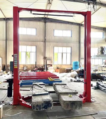 Clear Floor 2 Post Car Lift 4000kg Garage Lifting Equipment