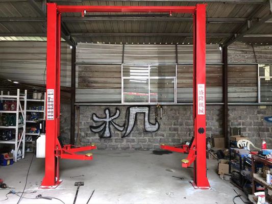 Clear Floor 2 Post Car Lift 4000kg Garage Lifting Equipment