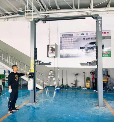 Durable 220V 380V 60Hz Two Post 10000 Lb Car Lift 6-8 Bar Operated Air Pressure