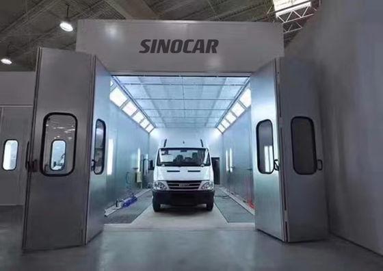 Environmentally Friendly Bus Spray Booth Waterfall Spray Booth 15000 X 5000 X 4800mm