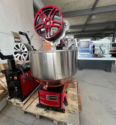 Luxurious Auto Frame Straightening Machine Hub Polisher For Car Rim Repaire