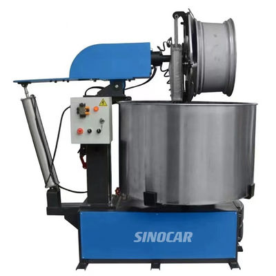 Fully Automatic Rim Repair Machine 1.7kw Polisher Equipment Hub Polish For Luxurious Car