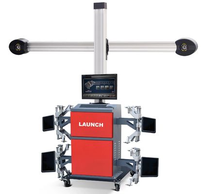 1.7CBM 3D Wheel Alignment Balancing Speed 220rpm Outer Clamping Rim 11 - 24 Inch