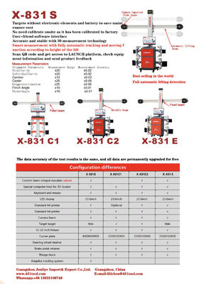 1.7CBM 3D Wheel Alignment Balancing Speed 220rpm Outer Clamping Rim 11 - 24 Inch