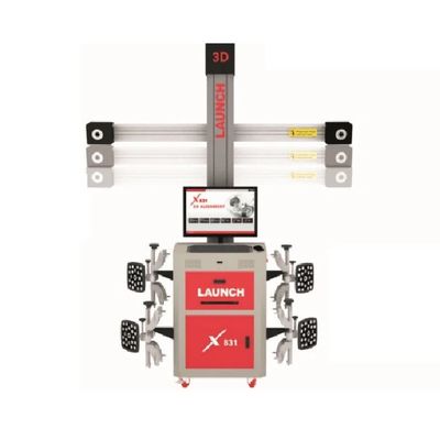 1.7CBM 3D Wheel Alignment Balancing Speed 220rpm Outer Clamping Rim 11 - 24 Inch