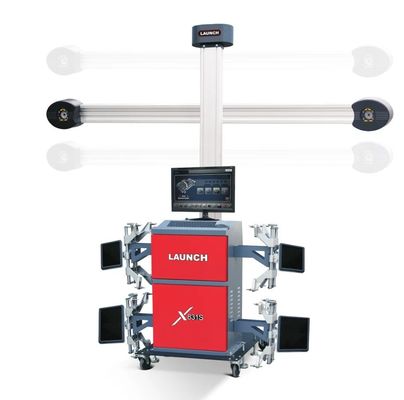 1.7CBM 3D Wheel Alignment Balancing Speed 220rpm Outer Clamping Rim 11 - 24 Inch
