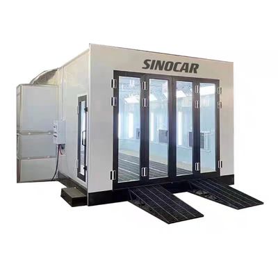 Infrared Lamp Car Spray Booth with Steel Structure and Efficient Filter
