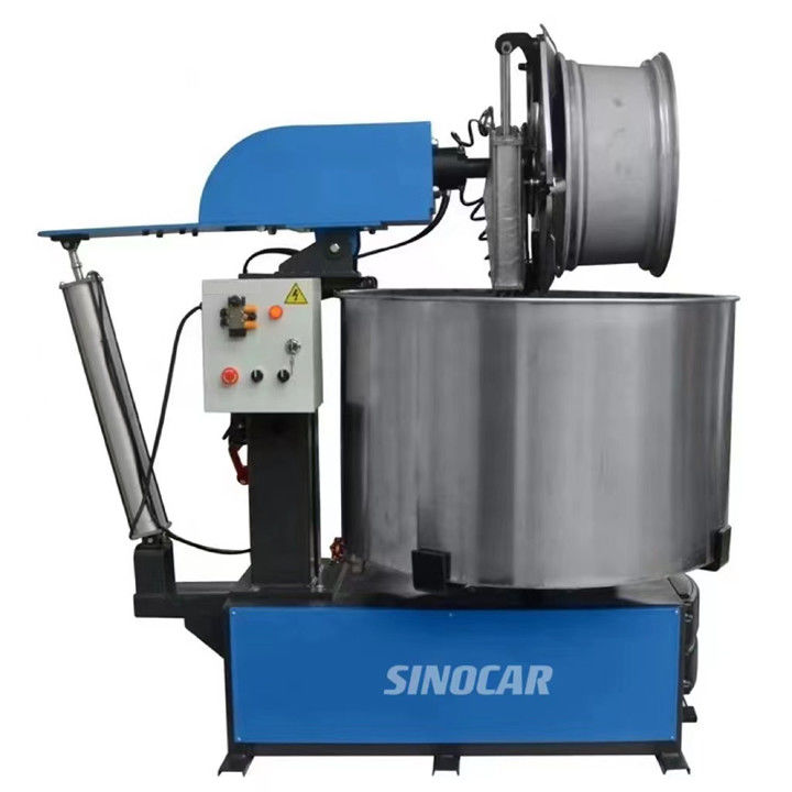 Fully Automatic Rim Repair Machine 1.7kw Polisher Equipment Hub Polish For Luxurious Car