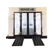 Steel Car Spray Booth with 2-stage Filter. Controllable manually